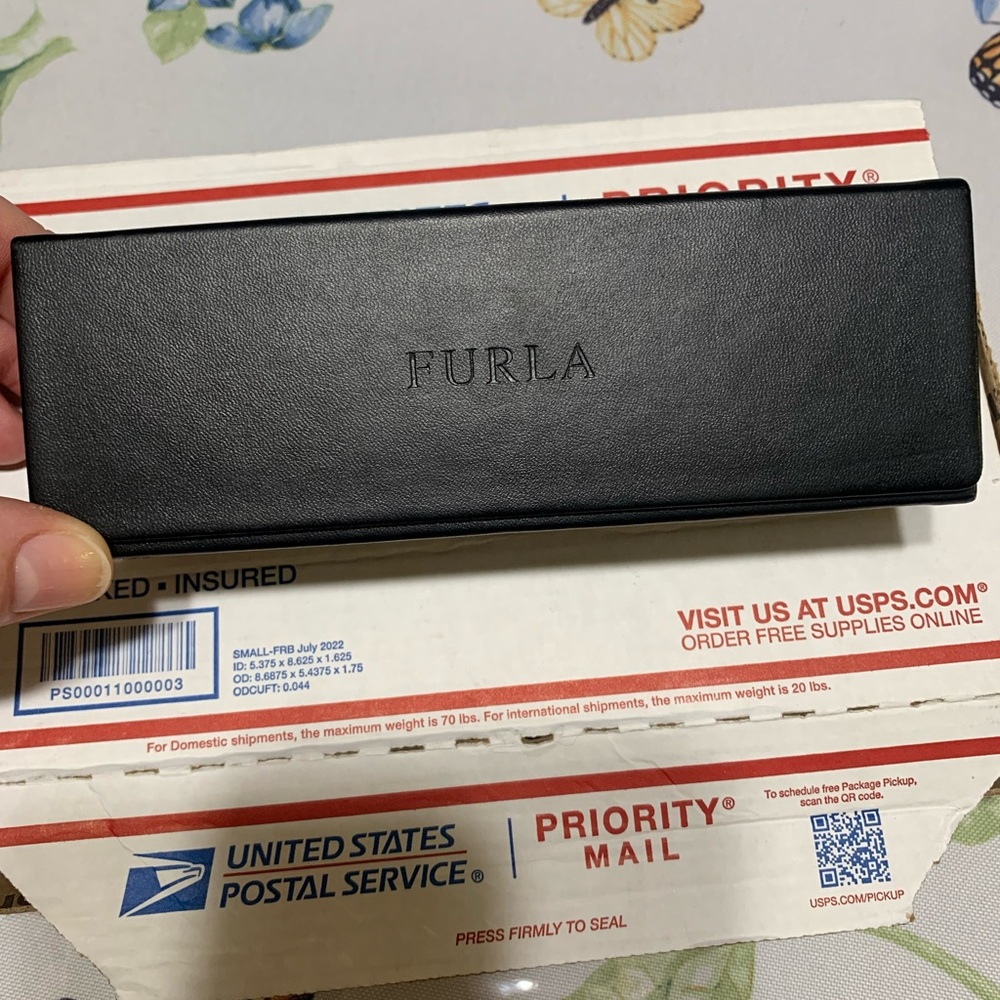 FURLA triangular case for sunglasses